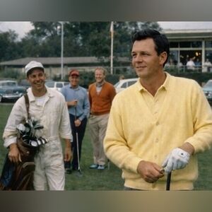 Vintage 1960s Golf Cardigan Retro Grandpa Excellent!